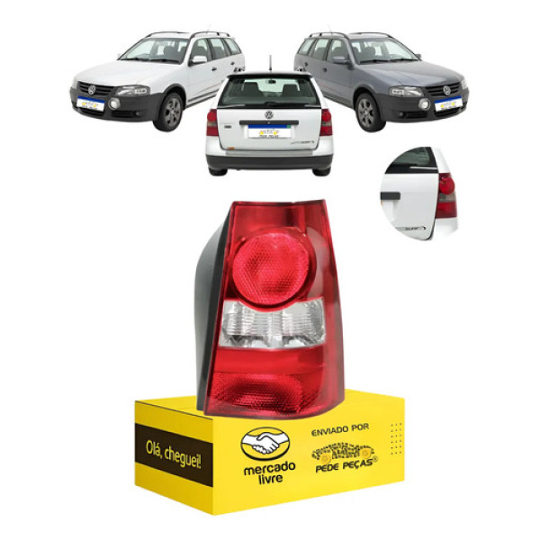 Lanterna Sinaleira Vw Parati G4 2006 2007 2008 A 2013 Le Esquerdo/motorista Vermelho
