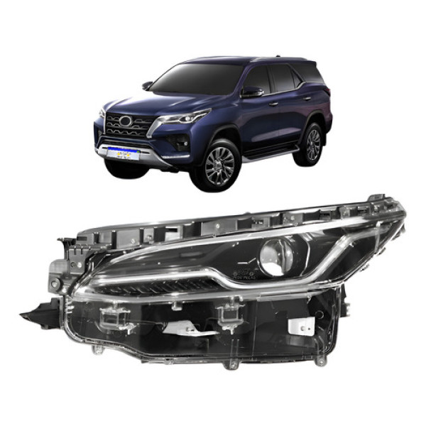 Farol Toyota Hilux Sw4 Srx 2021 2022 2023 24 25 Full Led Le Esquerdo/motorista