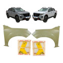 Par Paralama Nissan Frontier 2022 A 2026 C/moldura Novo