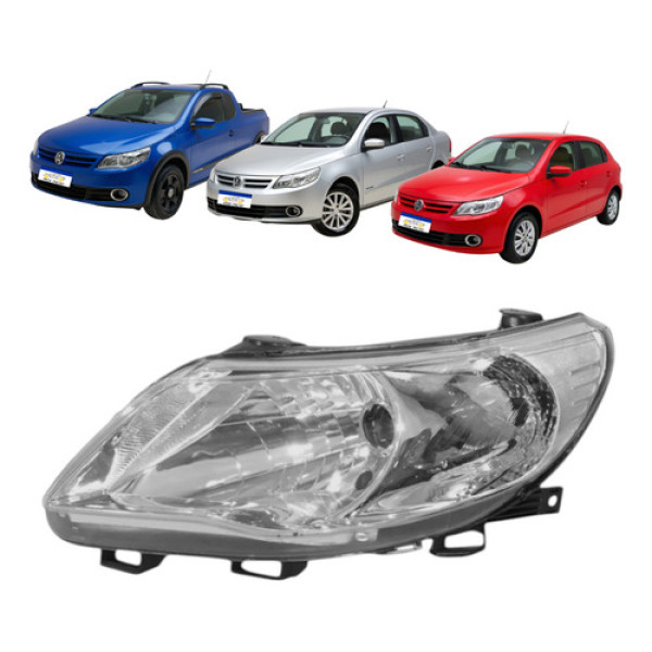 Farol Dianteiro Volkswagen Saveiro Voyage Gol 2009 A 2012