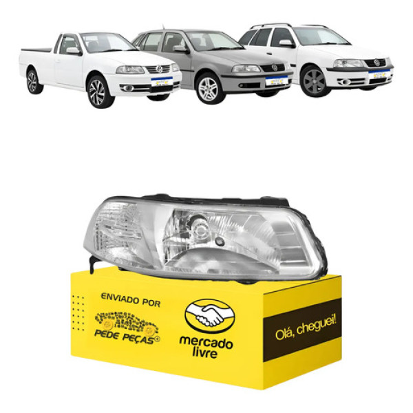 Sinaleira Vw Gol Saveiro Parati 2000 A 2005 Foco Simples Ld Direito/passageiro