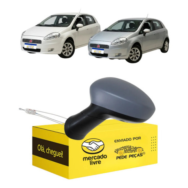 Retrovisor Fiat Punto 2008 2009 2010 A 2012 Novo Manual L.e