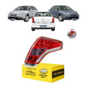 Lanterna Sinaleira Citroen C4 Pallas 2007 08 09 A 2012 L.d Direito/passageiro Vermelho
