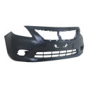 Parachoque Nissan Versa 2011 A 2014 Sl Sv S C/rebaixo Placa Preto