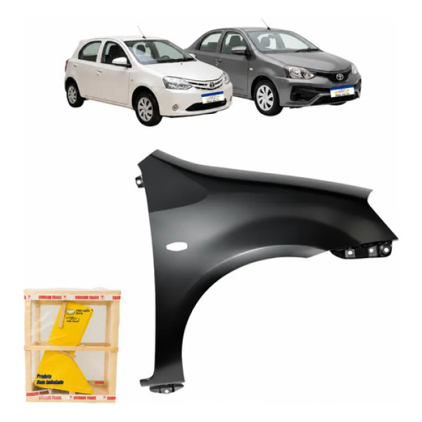 Paralama Toyota Etios Com Furo Pisca 2013 2014 2015 A 2021