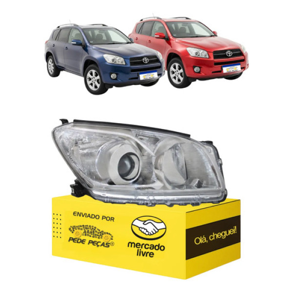 Farol Sinaleira Toyota Rav4 2009 2010 11 2012 Foco Duplo L.d Direito/passageiro
