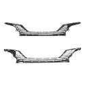 Kit Parachoque Peugeot 208 Style 2021 A 2024 C/friso Cromado Preto/cromado
