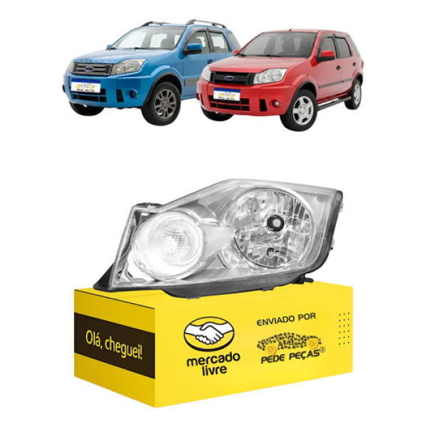 Farol Ford Ecosport 2008 2009 2010 2011 2012 Novo L.e Esquerdo