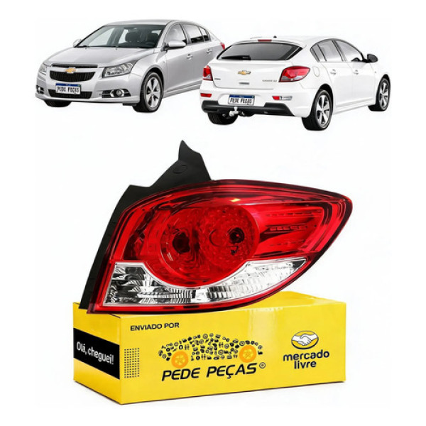Lanterna Sinaleira Gm Cruze Sport6 2012 2013 A 2016 Novo Ld Direito/passageiro Vermelho