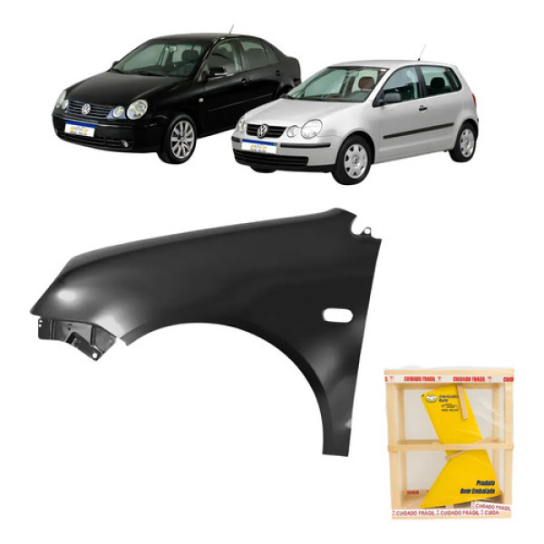 Paralama Vw Polo 2002 2003 2004 2005 2006 Novo Le