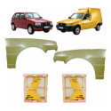 Par Paralama Fiat Uno Fiorino 2006 A 2010 2011 2012 2013