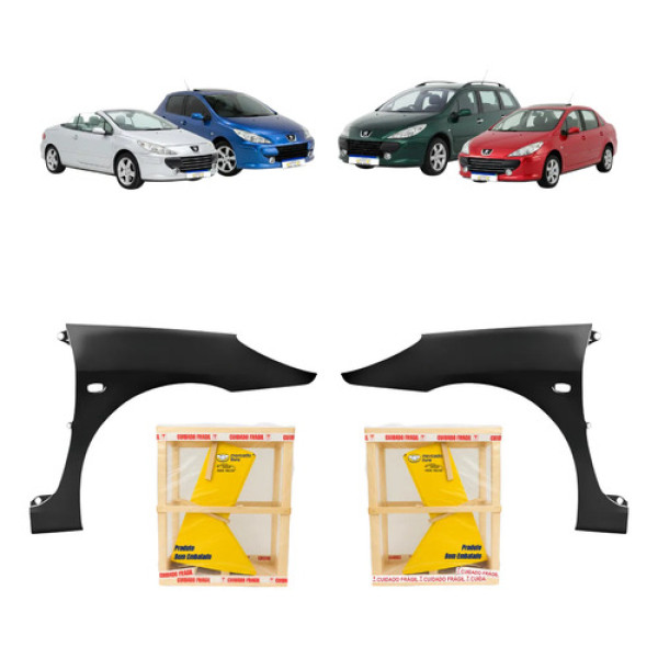 Par Paralama Peugeot 307 Sw Cc 2007 08 09 10 11 2012