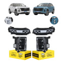 Kit Completo Farol Jaecoo 7 2025 2026 2027 Led Drl C/motor Ambos Lados