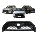 Grade Radiador Toyota Corolla Cross Friso Preto 2022 A 2024 Preto Friso Preto