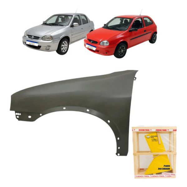Paralama Corsa Hatch Sedan Pick-up Wagon 1995 A 2002 Novo Le