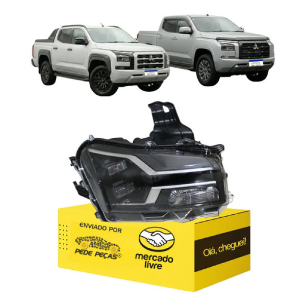 Farol Mitsubishi Triton 2026 Katana Savana Tarmac Manual L.d Direito/passageiro