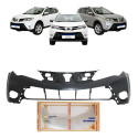 Parachoque Superior Dianteiro Toyota Rav4 2013 2014 2015 Preto Liso Para Pintura