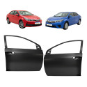 Par Porta Dianteira Toyota Corolla 2015 2016 2017 2018 2019 Dianteira Ambos Os Lados Preto