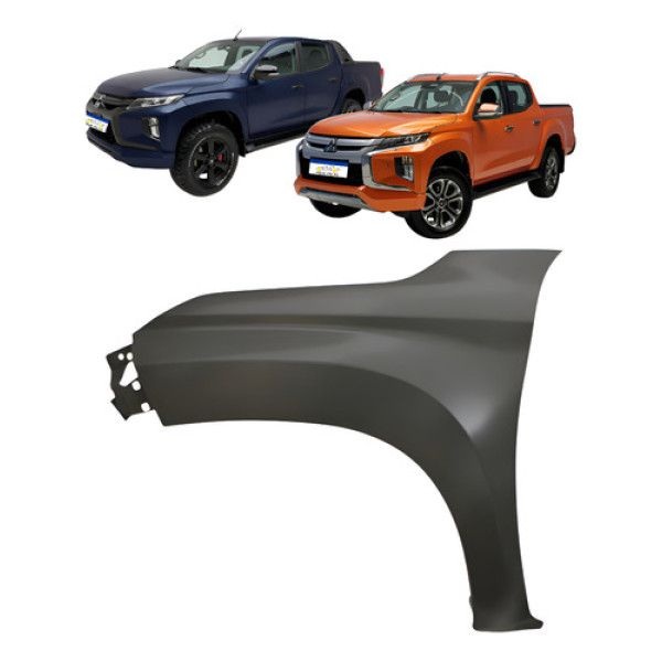 Paralama Mitsubishi L200 Triton 2022 2023 Sem Furo Le Novo Esquerdo