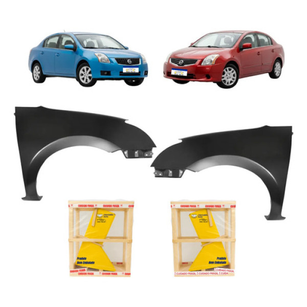 Par Paralama Nissan Sentra 2008 2009 A 2011 2012 2013