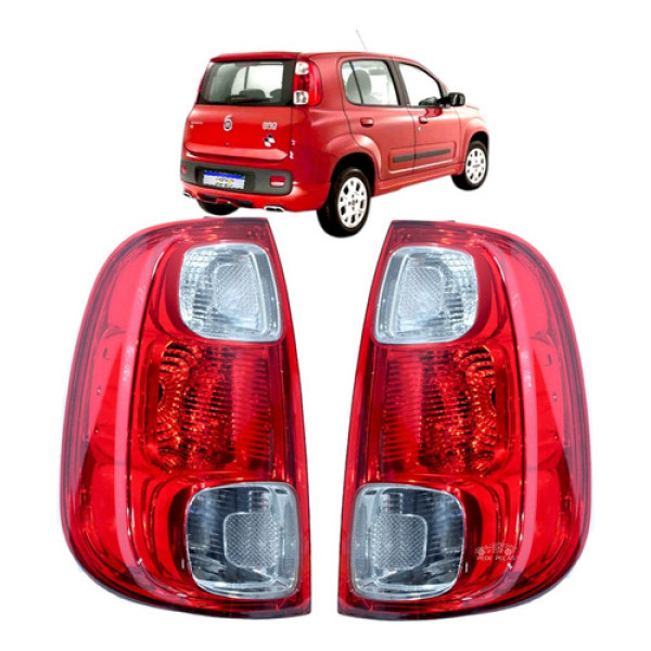 Lanterna Fiat Uno Vivace 2010 2011 2012 2013 A 2016 Cristal