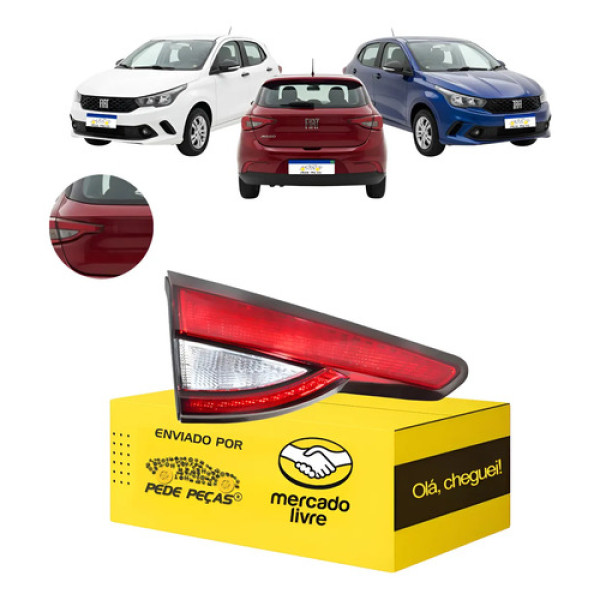 Lanterna Tampa Argo Trekking 2018 19 20 A 2026 Cristal L.e Esquerdo/motorista Vermelho