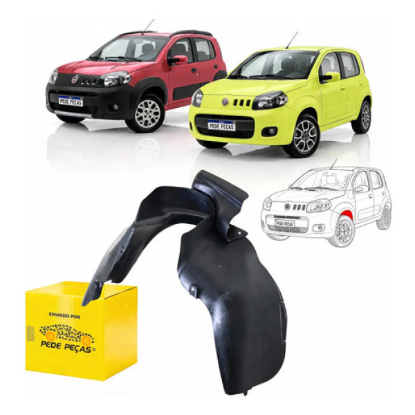 Parabarro Dianteiro Fiat Uno 2011 A 2021 Vivace Way Drive Le
