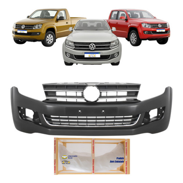 Parachoque Vw Amarok 2011 2012 2013 2014 2015 2016 Preto