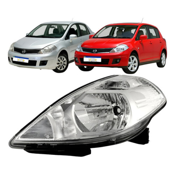 Farol Le Nissan Tiida 2008 2009 2010 2011 2012 2013 S Sl Esquerdo/motorista