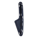 Moldura Milha Parachoque Geely Ex2 Pro/max 2025 2026 2027 Preto C/friso Cromado Direito Direito/passageiro