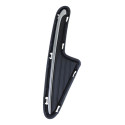 Moldura Milha Parachoque Geely Ex2 Pro/max 2025 2026 2027 Preto C/friso Cromado Direito Direito/passageiro