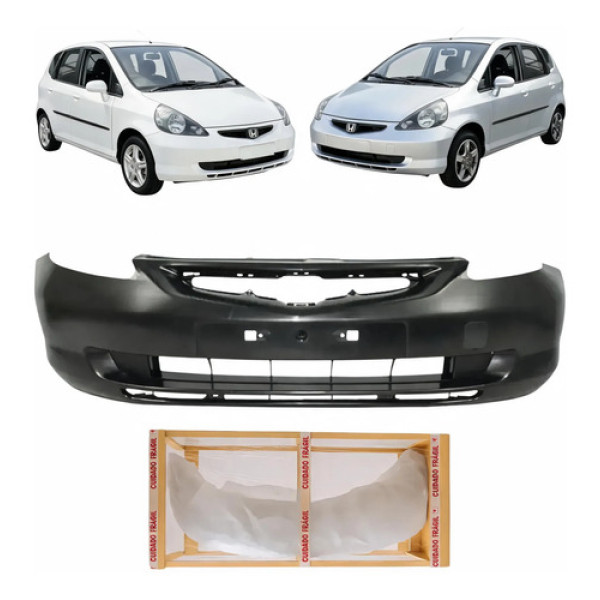 Parachoque Dianteiro Honda Fit 2003 2004 2005 2006 Novo