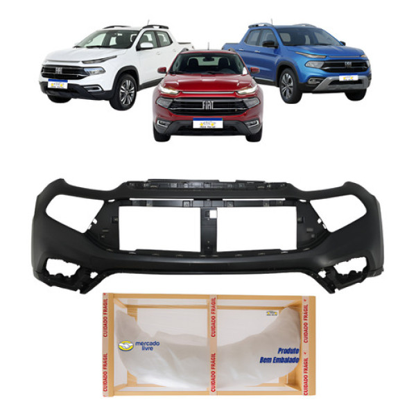 Parachoque Fiat Toro 2022 2023 2024 Freedom Volcano Preto