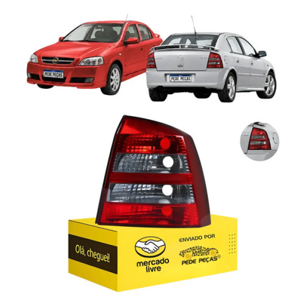 Lanterna Sinaleira Astra Hatch Fume 2003 2004 2005 A 2011 Ld Direito/passageiro Fumê