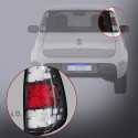 Lanterna Fiat Uno 15 16 2017 2018 2019 2020 2021 Cristal Ld Direito/passageiro Vermelho