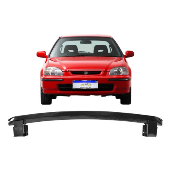 Lamina Parachoque Dianteiro Civic 1996 1997 1998 A 2000 Novo
