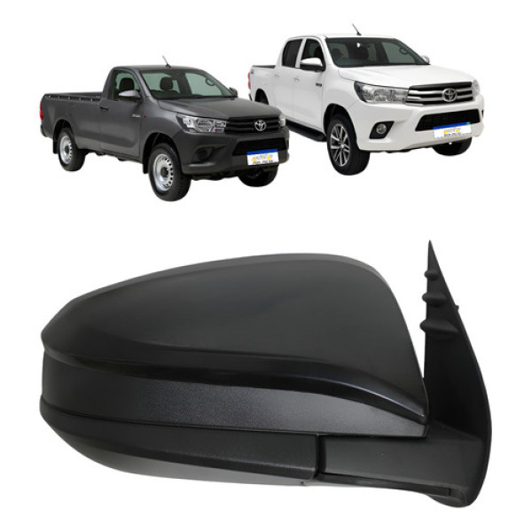 Retrovisor Manual Direito Toyota Hilux Sw4 2016 A 2025 Novo Direito