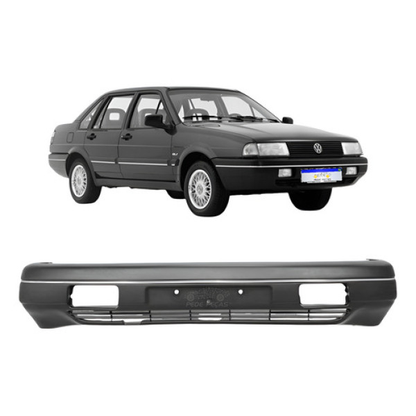 Parachoque Dianteiro Vw Santana 1991 1992 1993 1994 A 1998 Preto
