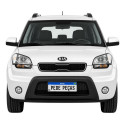 Grade Inferior Parachoque Dianteiro Kia Soul 2010 2011 2012 Preto Texturizado