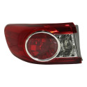 Lanterna Traseira Canto Toyota Corolla 2012 13 2014 S/led Le Esquerdo/motorista Vermelho Cristal