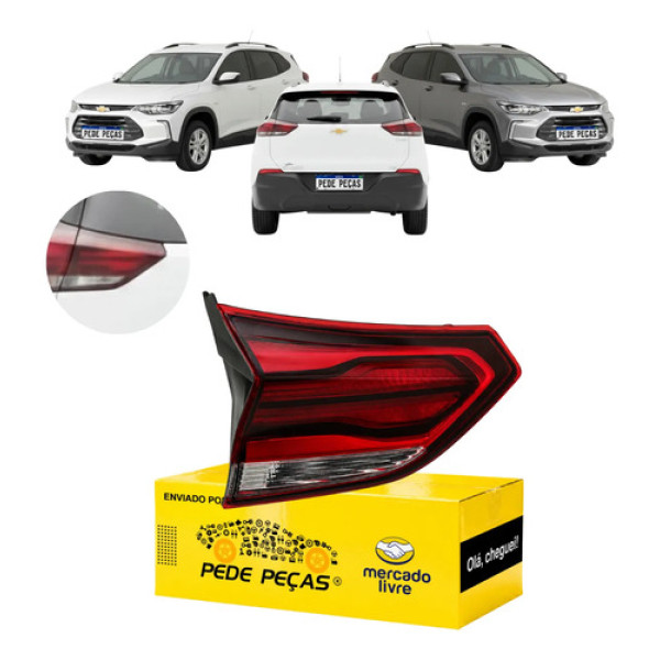Sinaleira Traseira Tampa Gm Tracker 2020 21 A 2025 S/led Le Esquerdo/motorista Vermelho Cristal