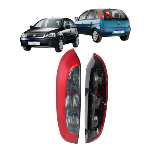 Lanterna Corsa 2003 2004 2005 2006 2007 2008 2009 A 2012 L.e Esquerdo Vermelho