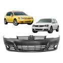 Parachoque Golf 2008 2009 2010 2011 2012 13 C/furo Original Preto