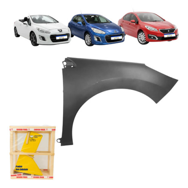 Paralama Peugeot 308/408 2013 14 15 16 17 18 2019 Ld