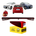 Par Lanterna Traseira Esquerda Hb20s 2023 24 25 2026 C/led Esquerdo/motorista Vermelho Cristal