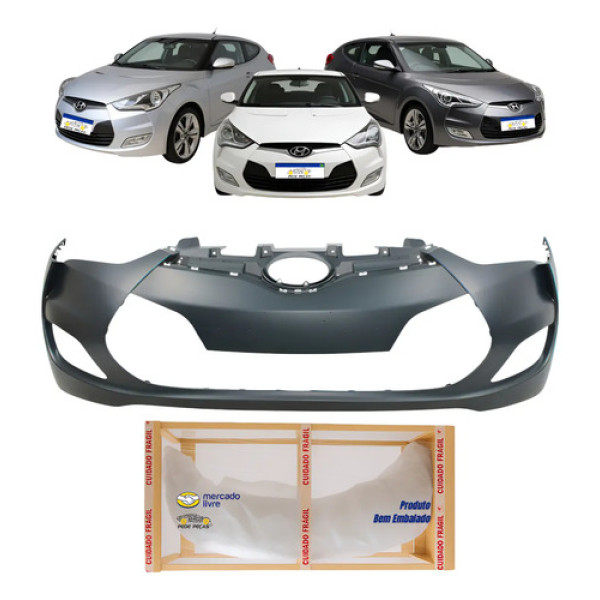 Parachoque Dianteiro Veloster 2011 2012 2013 Novo Preto