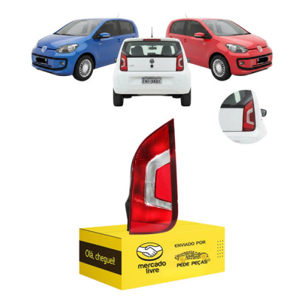 Lanterna Sinaleira Vw Up 2014 2015 2016 2017 Cristal Ld Direito/passageiro