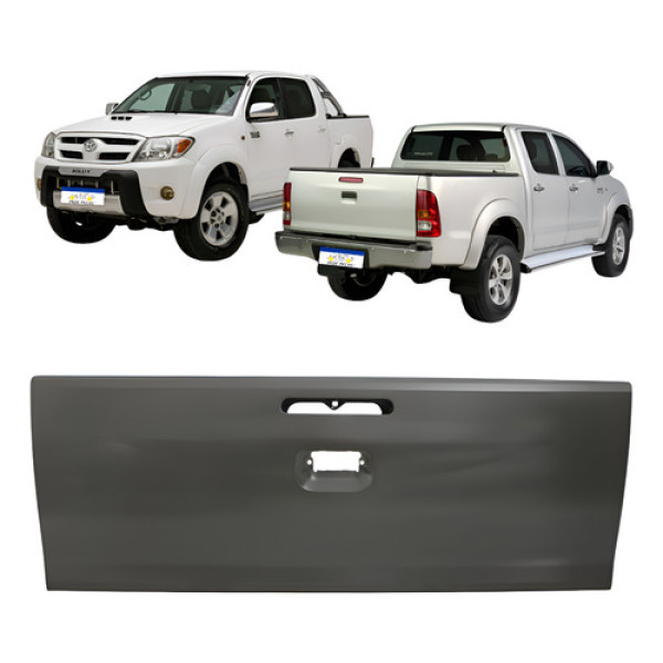 Tampa Traseira Toyota Hilux 2005 2006  A 2008 Caçamba Nova Cinza