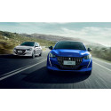 Kit Parachoque Peugeot 208 Style 2021 A 2024 C/friso Cromado Preto/cromado