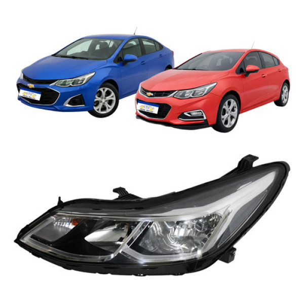 Farol Gm Cruze 2017 2018 2019 2020 2021 2022 2023 Lt L.e Esquerdo/motorista